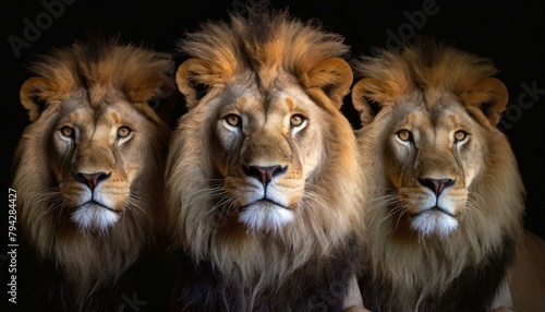 lion  animal   wild  portrait  nature  