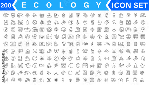 Ecology icons set. Nature icon. Eco green icons. Vector