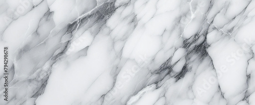 自然な白い大理石の石のテクスチャです。石のセラミックアートの壁のインテリアの背景デザイン。明るく高級感のあるタイルストーンのシームレスなパターン。 photo