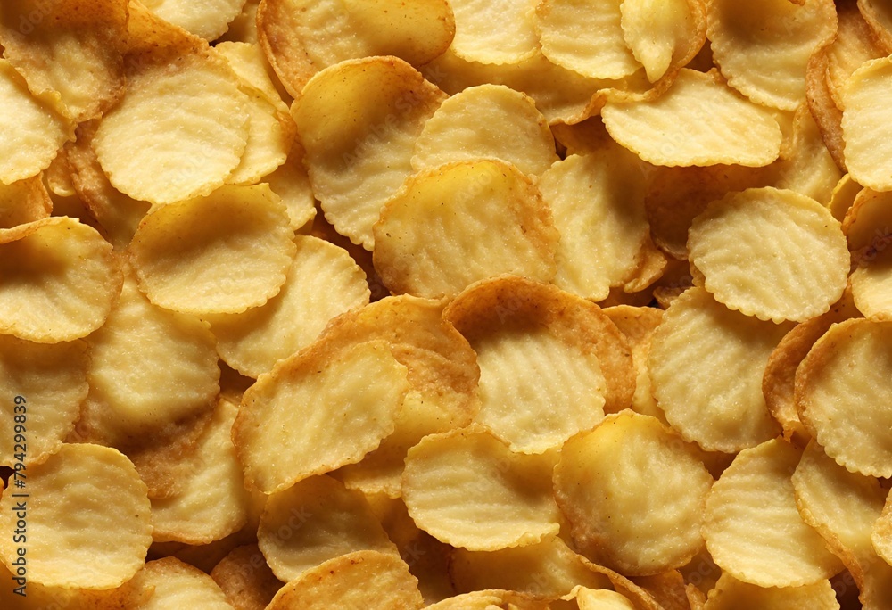 Close up of a potato chips