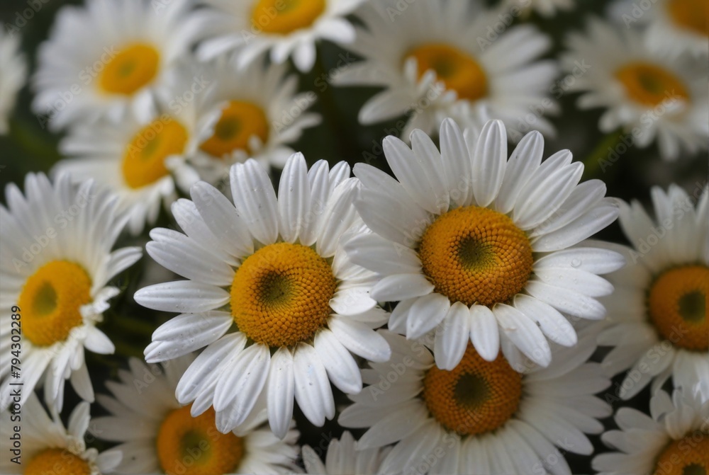 Obraz premium Bouquet of daisies, summer