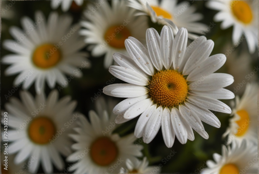 Obraz premium Bouquet of daisies, summer