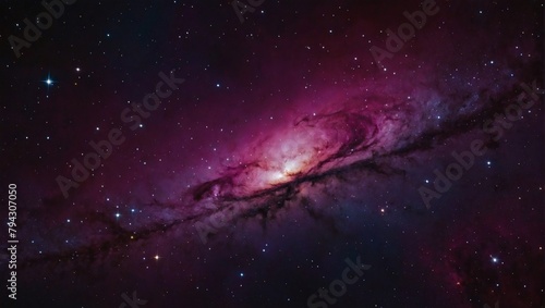 Magenta Space Background