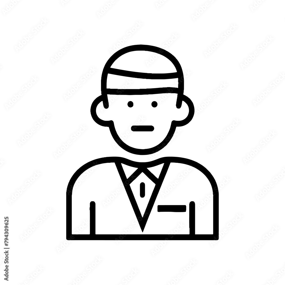 Customer Service Vector Icon Illustration on a transparent background, Customer Service Icon