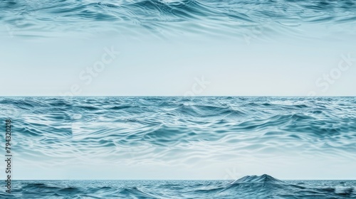 the gentle surface waves against a minimalist background, evoking a sense of serenity and simplicity. SEAMLESS PATTERN