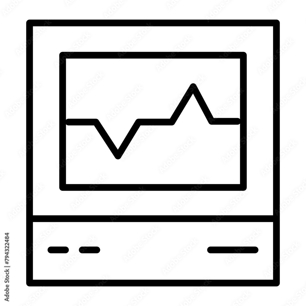 Cardiology Vector Line Icon Cardiology Vector Line Icon