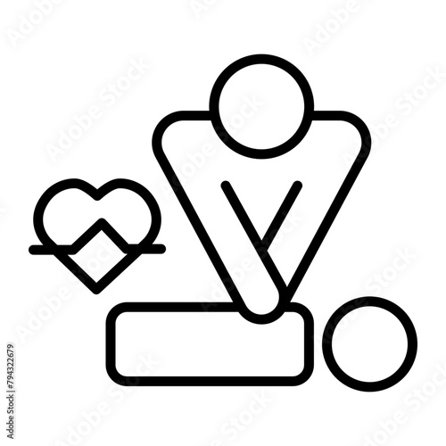 Cpr Vector Line Icon