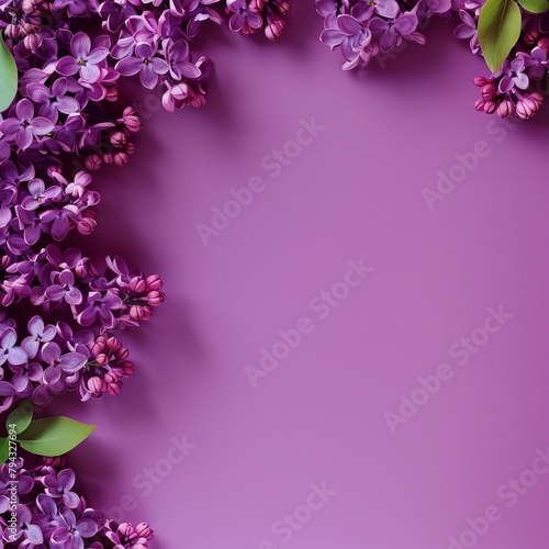 lilac flowers background.