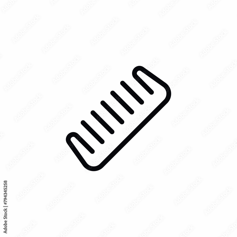 comb grooming hairstyle icon sign comb grooming hairstyle icon sign