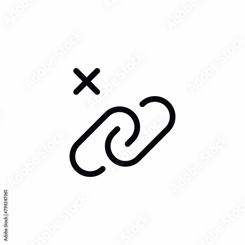 link chain error mistake icon