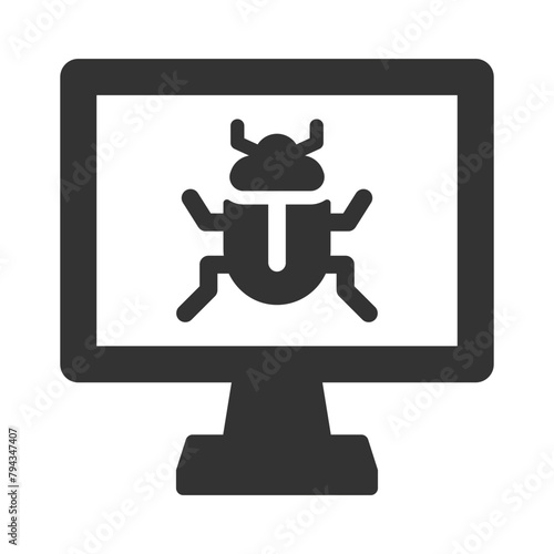 Computer bug Icon photo