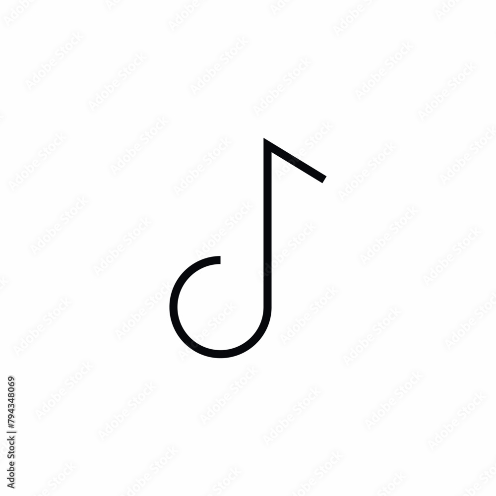 music melody note sound icon music melody note sound icon