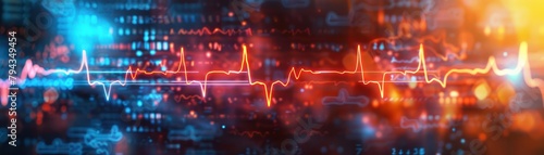Analyzing the intricate patterns of the electrocardiogram (EKG) to decode the messages hidden within the patient's heartbeat, offering valuable insights for effective treatment plans photo