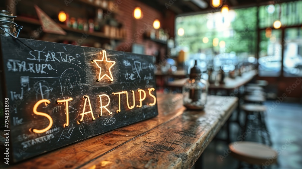 Vibrant Cafe Transformation Into Innovative Startups Hub