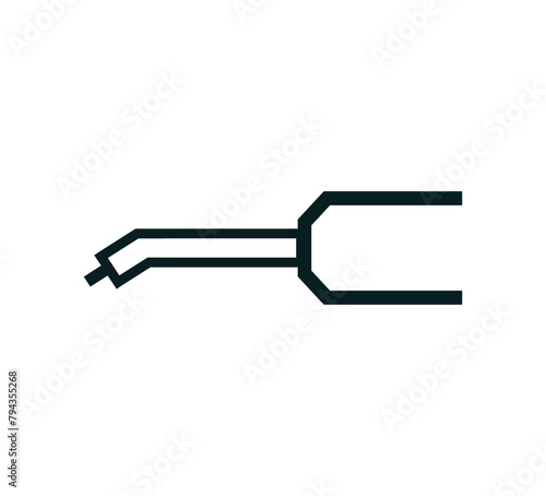 Pulp-tester symbol.