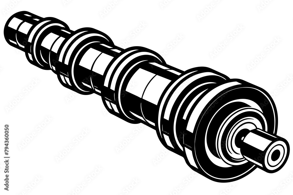 camshaft silhouette illustration camshaft silhouette illustration