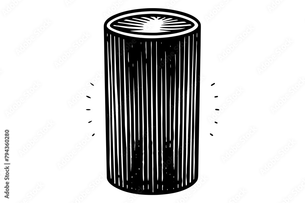 cylinder silhouette illustration cylinder silhouette illustration