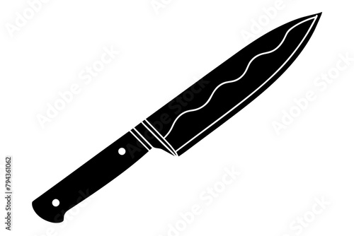 knife silhouette illustration