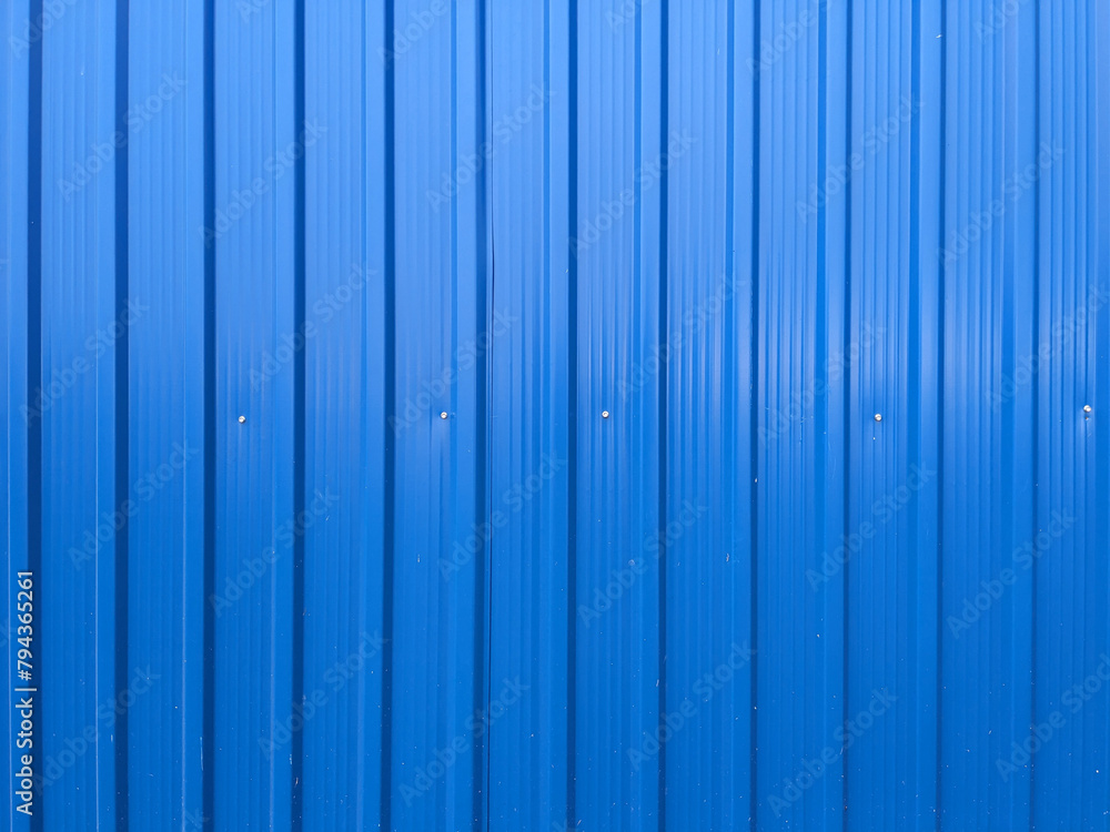 blue metal corrugated wall background blue metal corrugated wall background