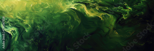 Gradient surface. Abstract background with bright green colors