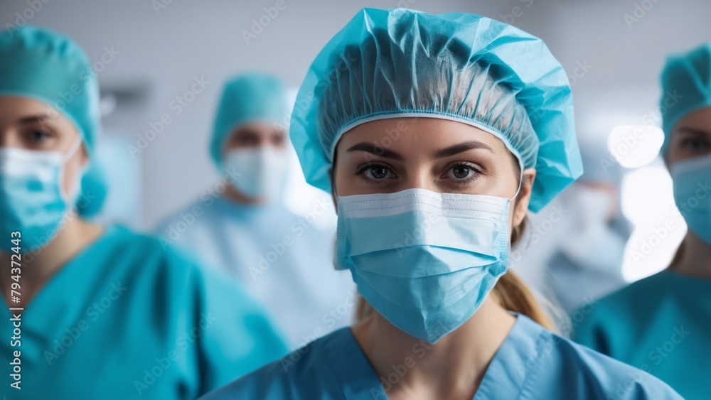 Doctors care for covid-19 patients and in the intensive care unit (ICU) Doctors care for covid-19 patients and in the intensive care unit (ICU)