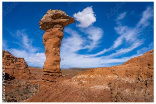 Little Egypt Geological Site, Hanksville Utah, America, USA.