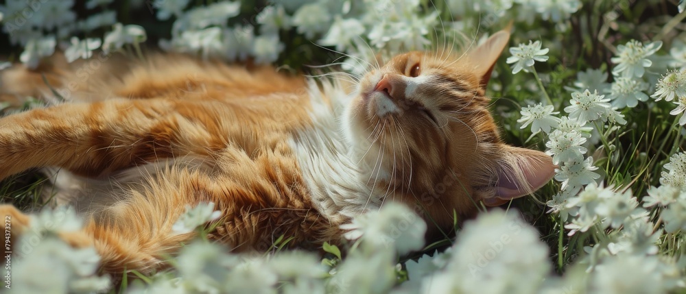 cat in the forest cat in the forest