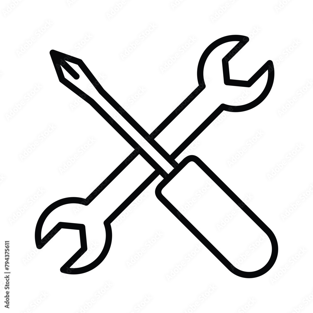tool repair icon vector design illustration template tool repair icon vector design illustration template