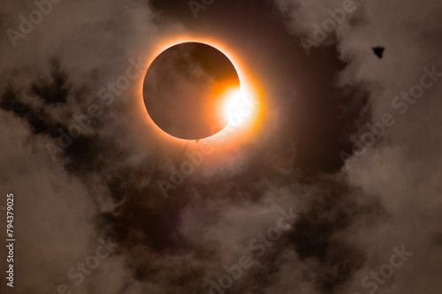 Eclipse-Sun and Moon