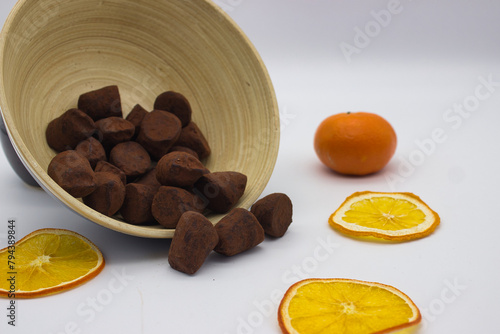 Artisan Chocolate Truffles with Citrus Twist