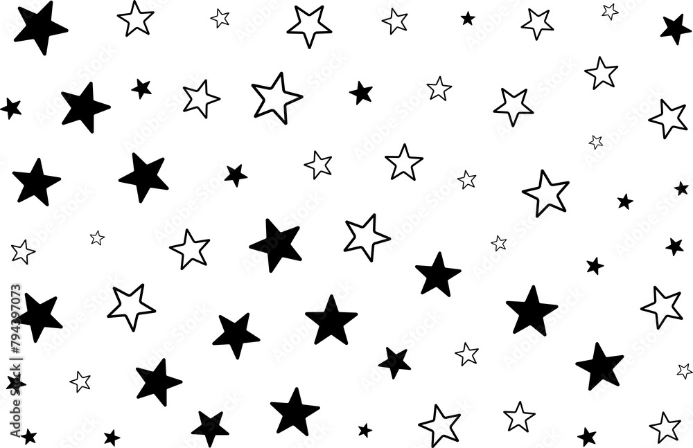 Beautiful star pattern background for wrapping paper Beautiful star pattern background for wrapping paper