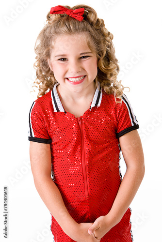 Dance: Little Girl In Acrobatics Costume