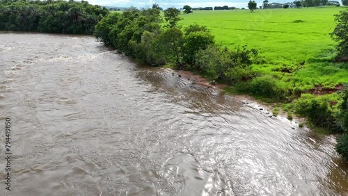 Aerial image of the apore river photo