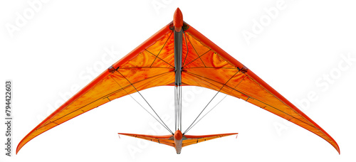 Orange hang glider