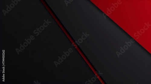 A dark background with a red stripe, featuring what appears to be abstract elements or possibly motion lines.