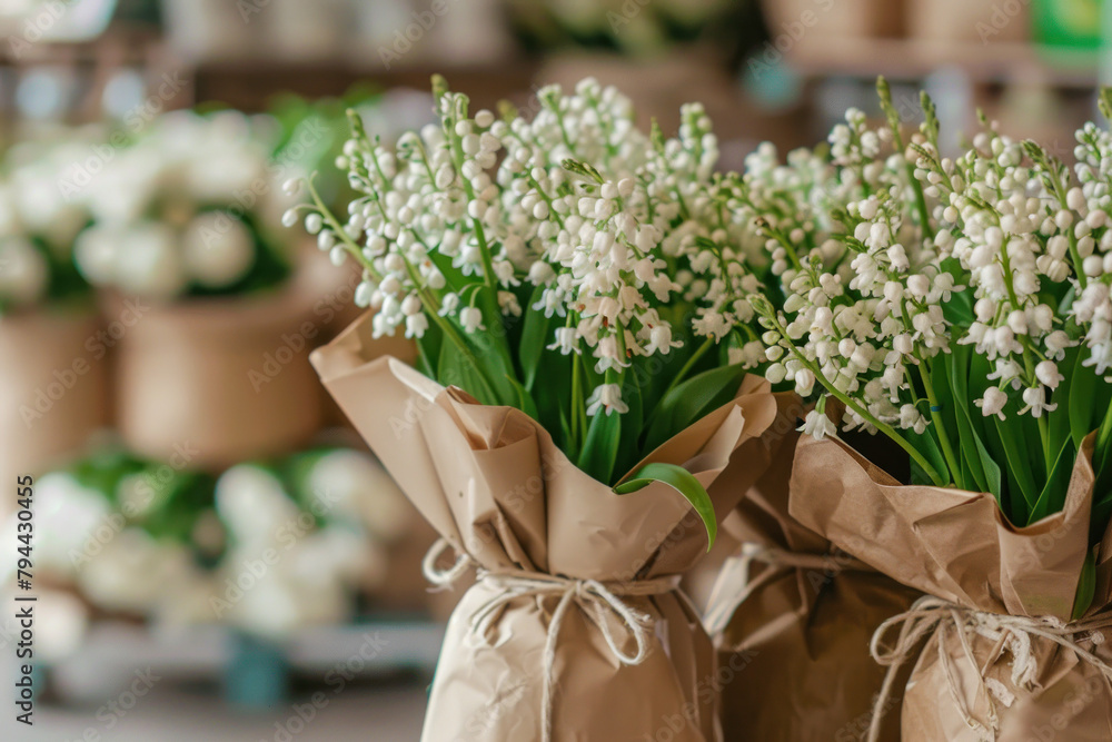 Freshly Picked Lily Bouquet, Lily of the Valley celebration, 1st of May