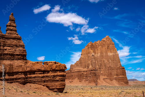 Cathedral Valley  Capitol Reef National Park  Utah  America  USA.