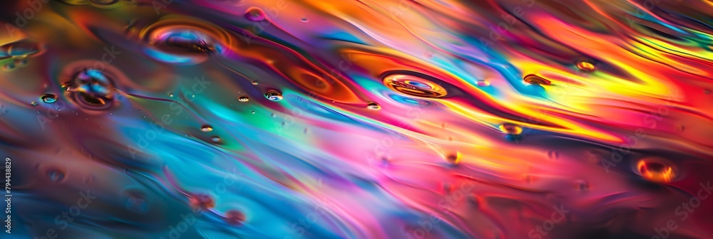 Witness a surreal dreamscape where abstract patterns flicker with the colors of the rainbow Witness a surreal dreamscape where abstract patterns flicker with the colors of the rainbow