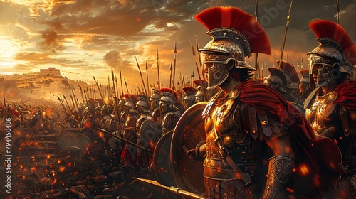 Gladiators in Ancient Rome photo