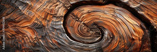 Witness the mesmerizing beauty of abstract wood stumps, where swirling lines converge in a hypnotic display