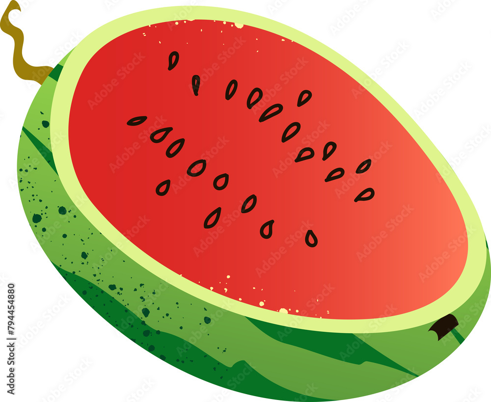 Piece berry watermelon red organic Piece berry watermelon red organic