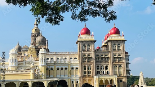 beautiful famous building of bengaluru, india photo