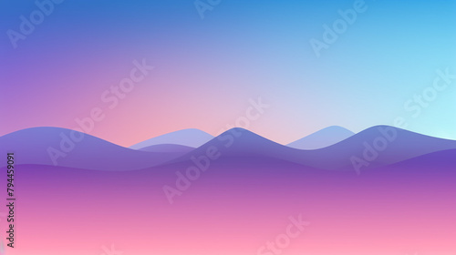 Gradient Trendy waves colorful background wallpaper. 3D render creative swoosh style soft lines. Abstract design wavy pattern vector illustration wallpaper. 