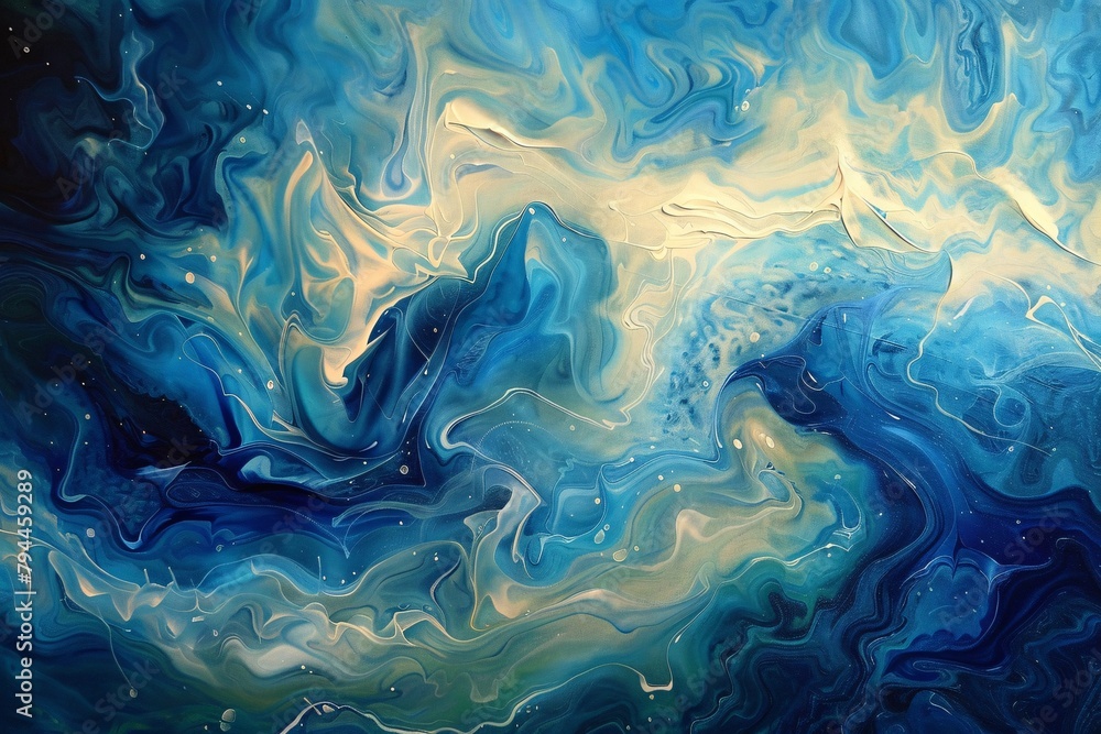 Delve into the mystical depths of abstract water compositions, where swirling currents evoke a sense of wonder and exploration Delve into the mystical depths of abstract water compositions, where swirling currents evoke a sense of wonder and exploration