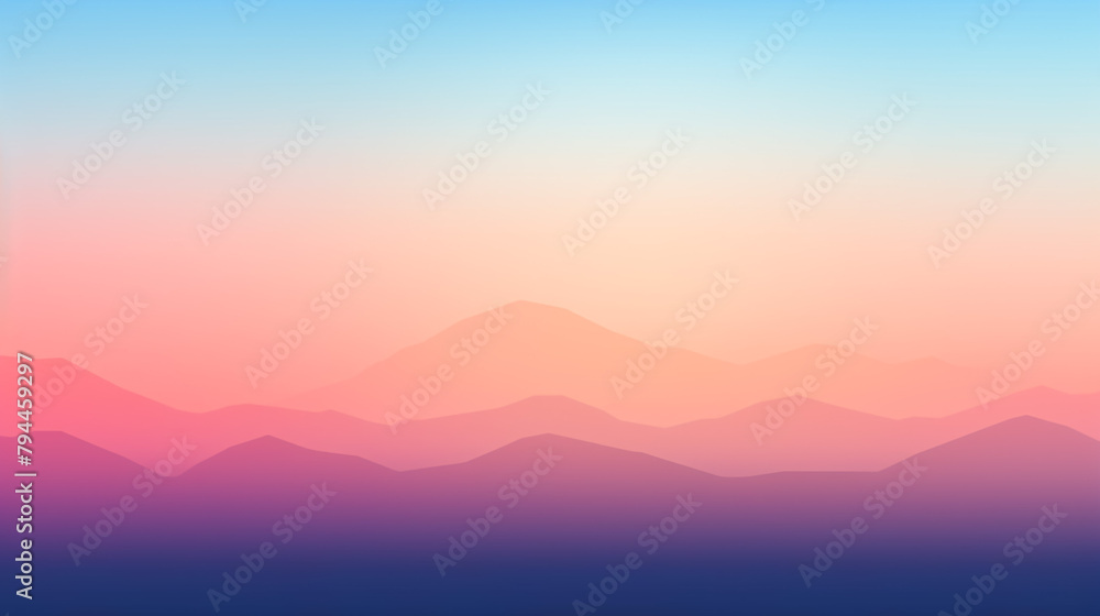 Gradient Trendy waves colorful background wallpaper. 3D render creative swoosh style soft lines. Abstract design wavy pattern vector illustration wallpaper.
