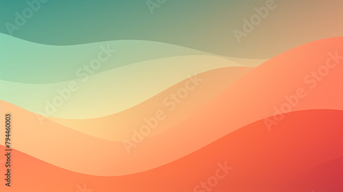 Gradient Trendy waves colorful background wallpaper. 3D render creative swoosh style soft lines. Abstract design wavy pattern vector illustration wallpaper. 