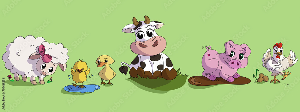 funny farm characters funny farm characters