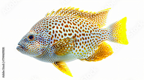  Yellow Spot rabbitfish Siganus guttatus photo