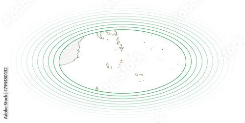 Vanuatu oval map.
