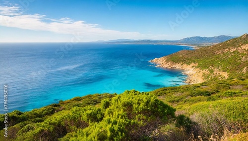 beautiful coast at santa teresa gallura north sardinia italy photo